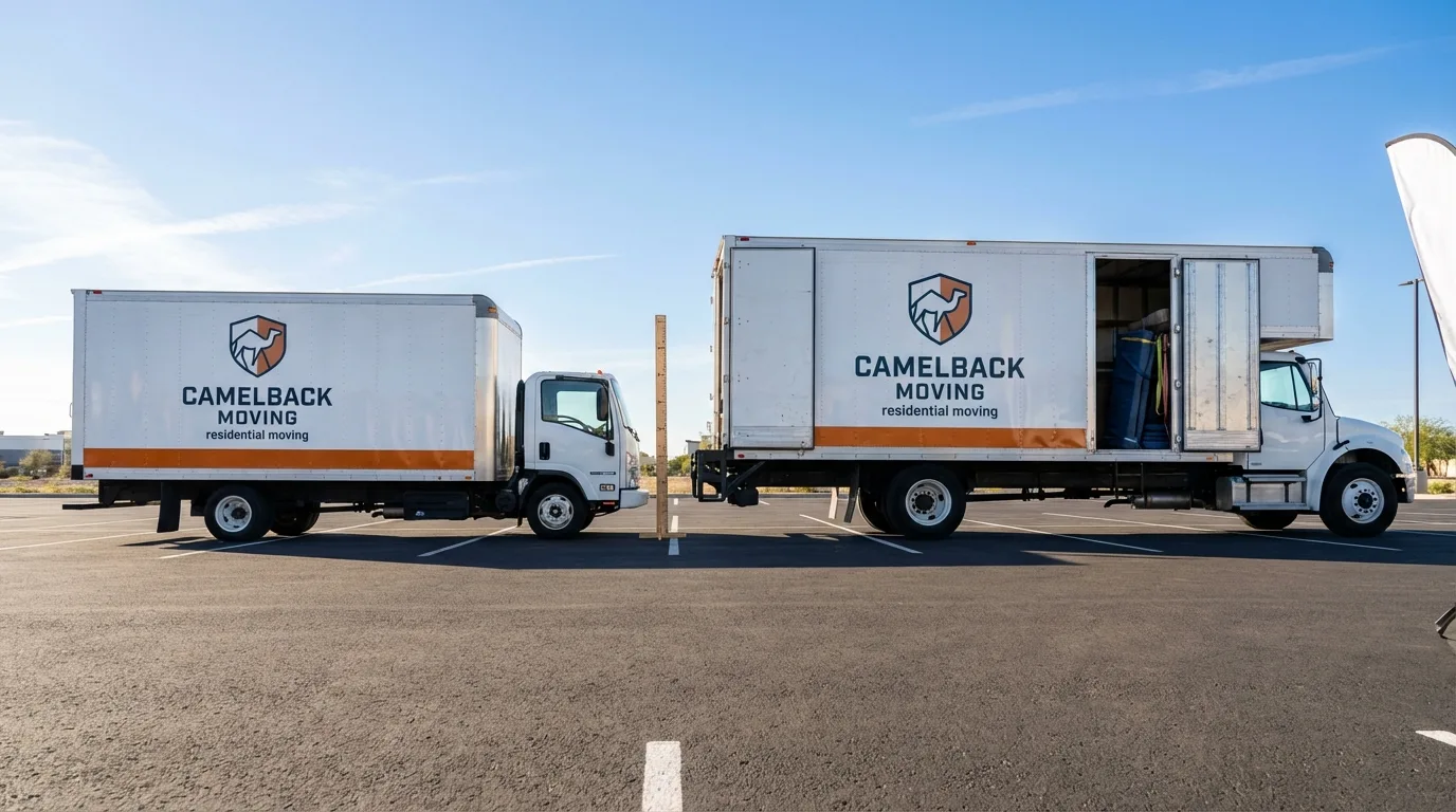 Moving truck size capacity guide in San Tan Valley